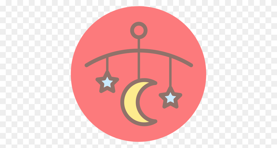 Baby Bed Bell Circle Icon, Outdoors, Night, Nature, Plant Free Png