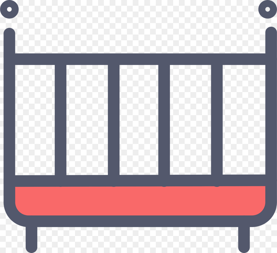 Baby Bed Clipart, Bench, Furniture, Fence Free Png Download