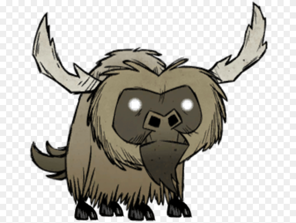 Baby Beefalo Don T Starve Clipart Download Beefalo Don T Starve Together, Adult, Man, Male, Person Free Transparent Png