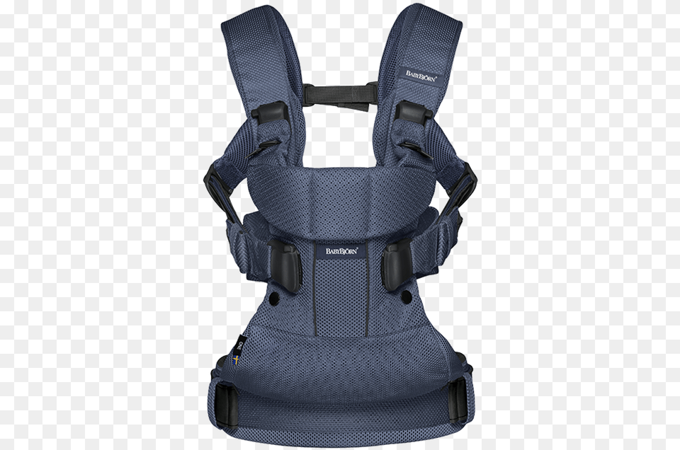 Baby Bjorn Carrier One 3d Mesh Navy Blue, Clothing, Lifejacket, Vest, Harness Png Image