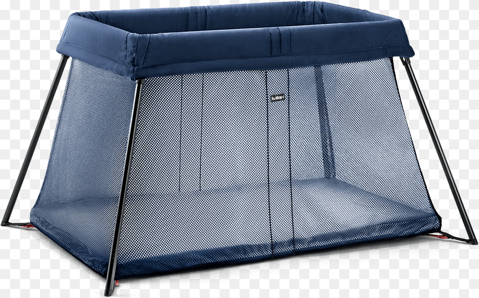 Baby Bjorn Travel Cot Light Baby Bjorn Portable Cot Dark Blue, Furniture, Crib, Infant Bed, Bed Png Image