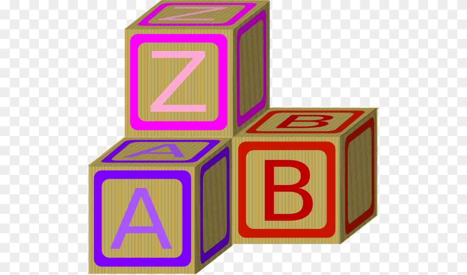 Baby Blocks Abc 2 Clip Art At Clker Square Block Clipart, Number, Symbol, Text, Box Png Image