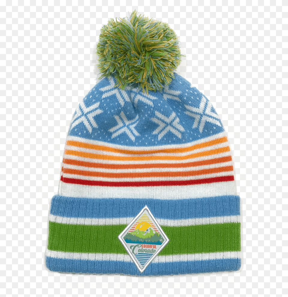 Baby Blue Colorful Colorado Beanie Beanie, Cap, Clothing, Hat, Plant Free Transparent Png