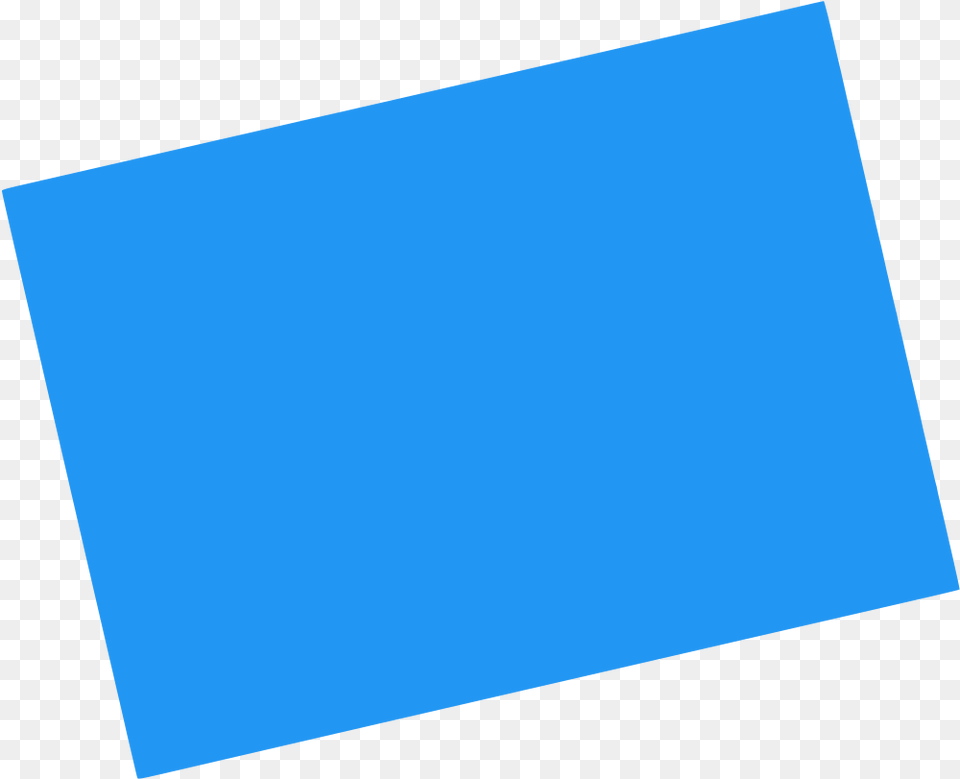 Baby Blue Rectangle, White Board Free Png