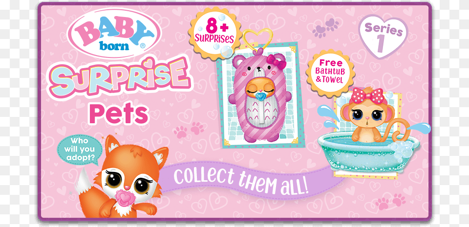 Baby Born Surprise Pets, Mail, Greeting Card, Envelope, Person Png Image