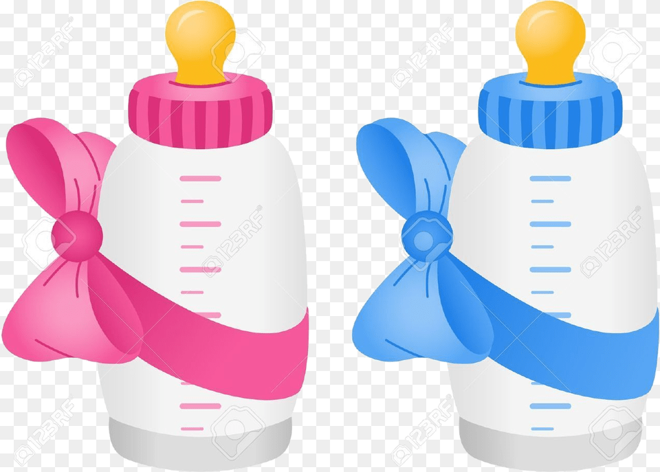 Baby Bottle Girl Clipart Clip Art Bottles Transparent Baby Bottle Clipart, Water Bottle, Winter, Snowman, Snow Free Png