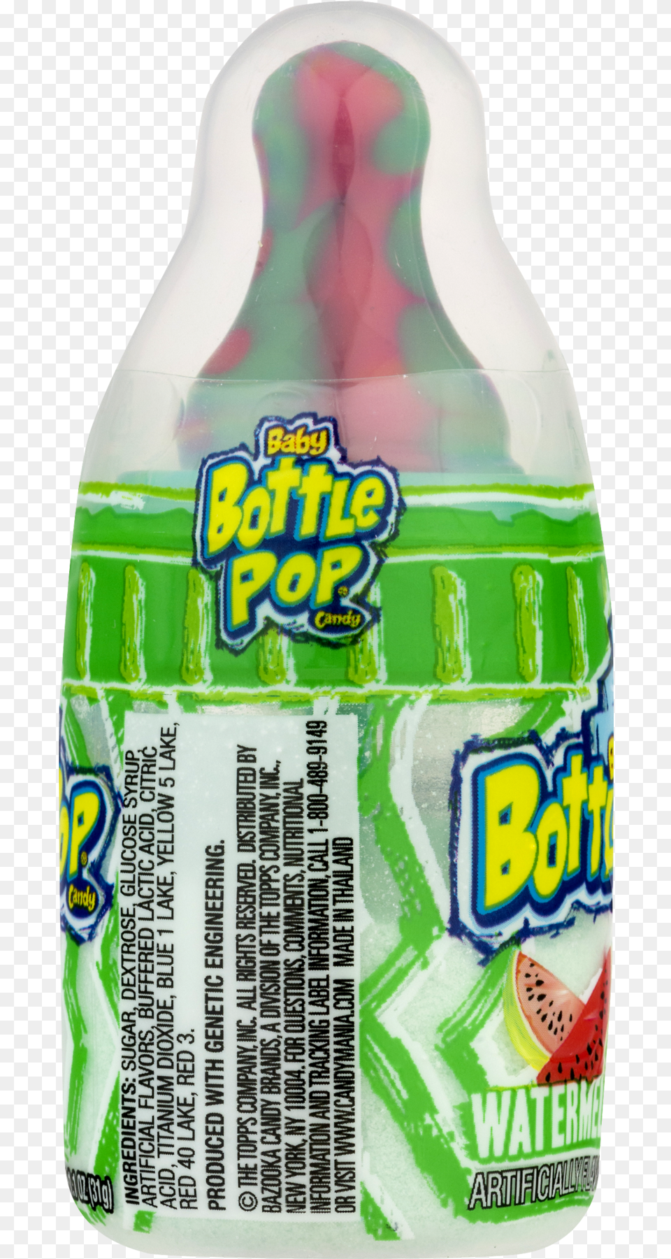 Baby Bottle Pop Candy Ingredients, Can, Tin Png