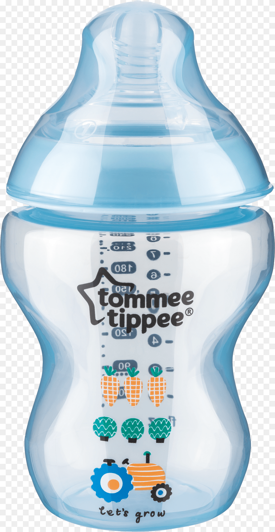 Baby Bottles Blue Infant Milk Tommee Tippee Decorated Bottle, Water Bottle, Shaker, Beverage Png Image