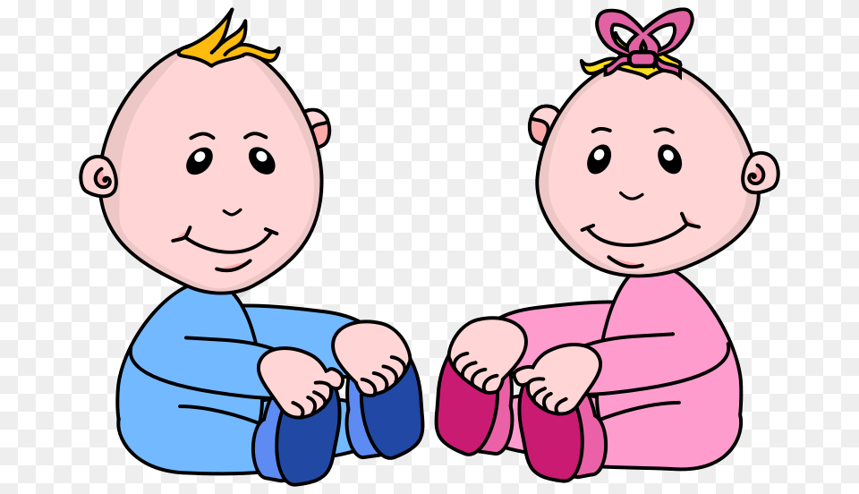 Baby Boy And Girl, Person, Face, Head, Hand Png