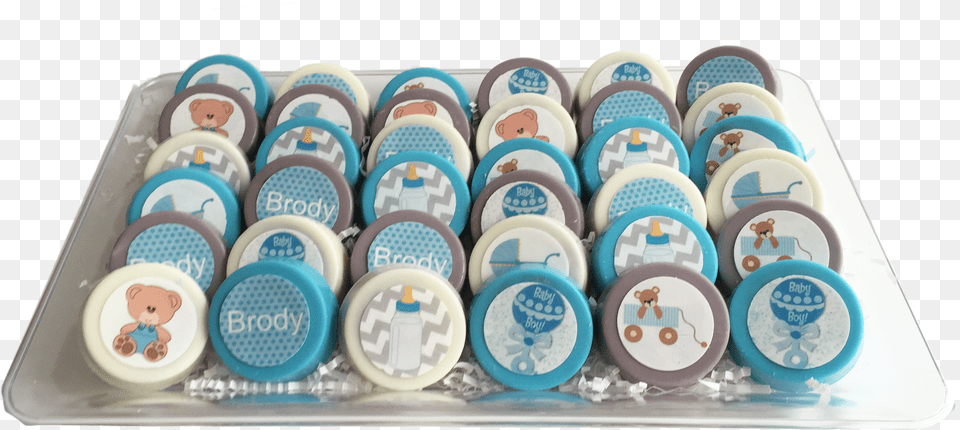 Baby Boy Chocolate Covered Oreo Platter Download Cupcake, Tape Png