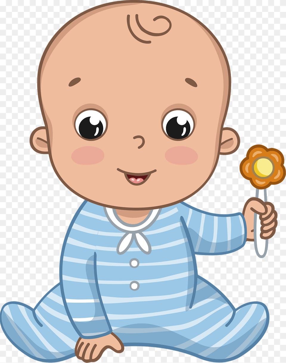 Baby Boy Clipart, Food, Sweets, Face, Head Png Image