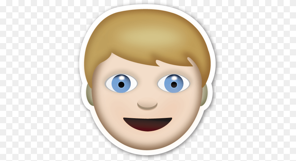 Baby Boy Emoji Picture White Circle Emoji, Photography, Disk, Face, Head Free Transparent Png