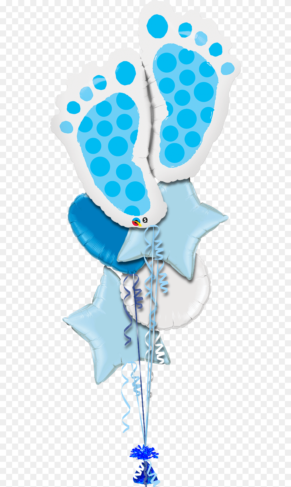 Baby Boy Feet Love Balloon Foil Balloon Baby Feet Png Image