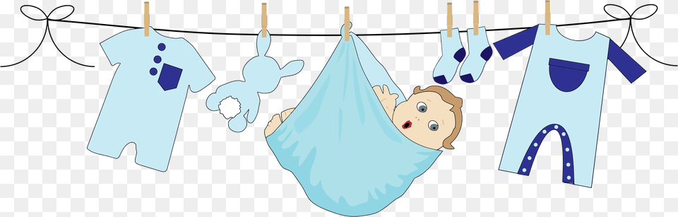 Baby Boy Hanging On A Clothesline Clip Arts Baby Boy Clipart, Architecture, Building, Hospital, Clinic Png Image