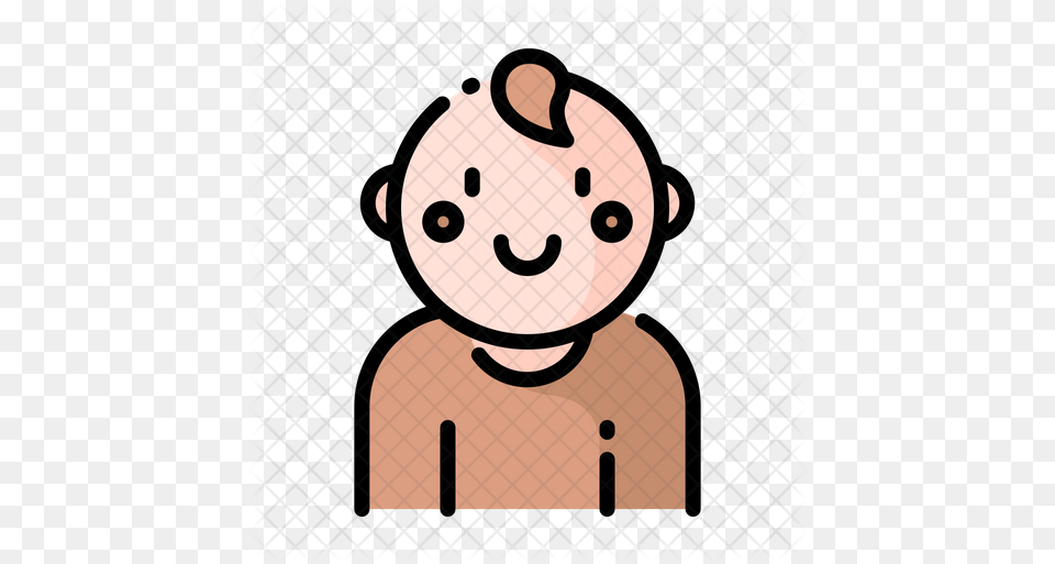 Baby Boy Icon Drawing A Cute Girl For Kids Step, Face, Head, Person, Animal Png