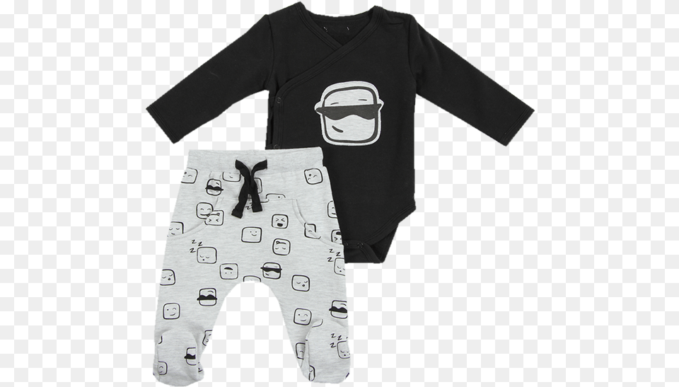 Baby Boy S Bodysuit Amp Trouser Set Long Sleeved T Shirt, Person, Adult, Female, Woman Png Image