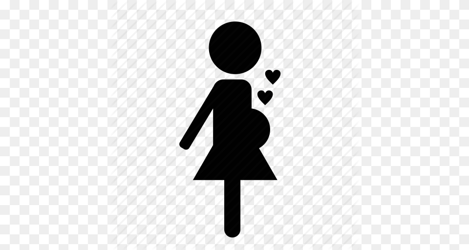 Baby Bump Expecting Love Pregnant Icon, Silhouette, Clothing, Coat Free Png Download
