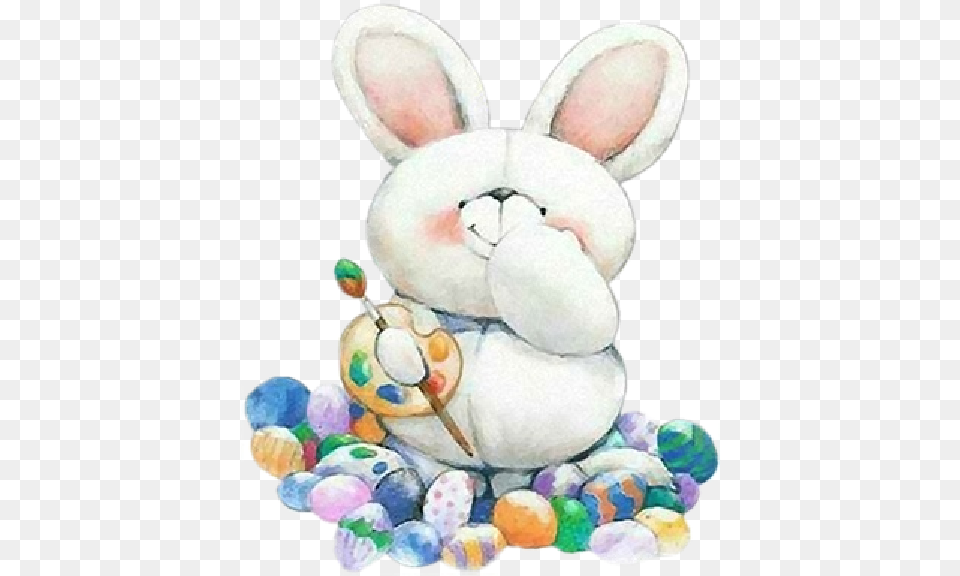Baby Bunnycartoon Forever Animated Glitter Animated Happy Easter, Animal, Rabbit, Mammal, Nature Png
