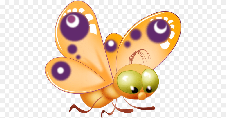 Baby Butterfly Cartoon Clip Art Clip Art Transparent Background Butterfly, Animal, Bee, Insect, Invertebrate Png Image