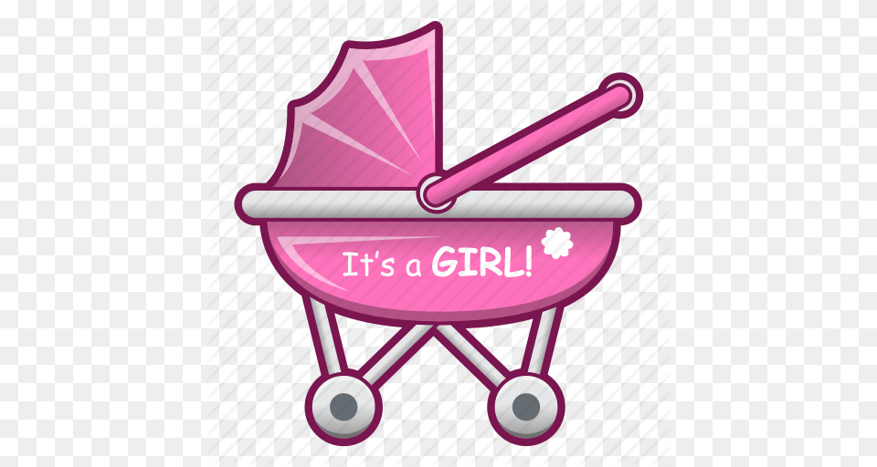 Baby Carriage Cartoon, Furniture, Bed Free Transparent Png