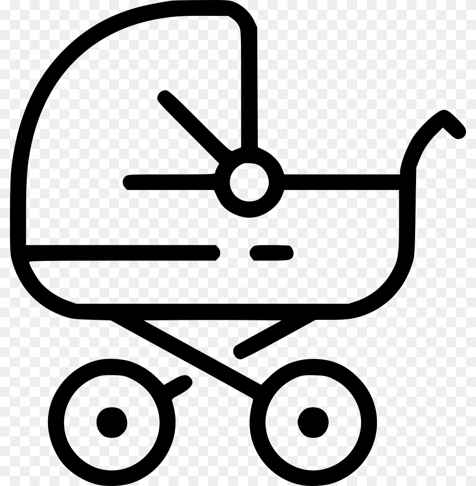 Baby Carriage Stroller Newborn Infant Family Icon, Device, Grass, Lawn, Lawn Mower Png Image
