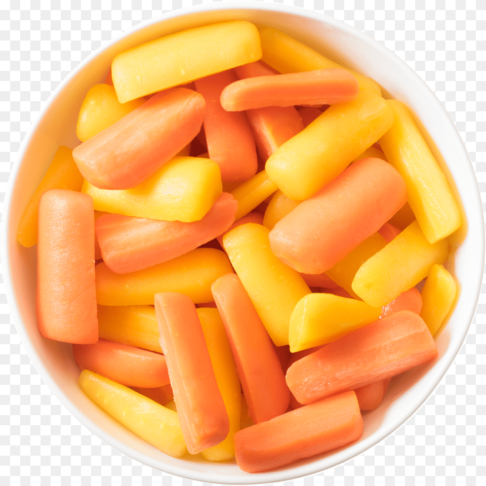Baby Carrot, Plate, Food Free Png Download
