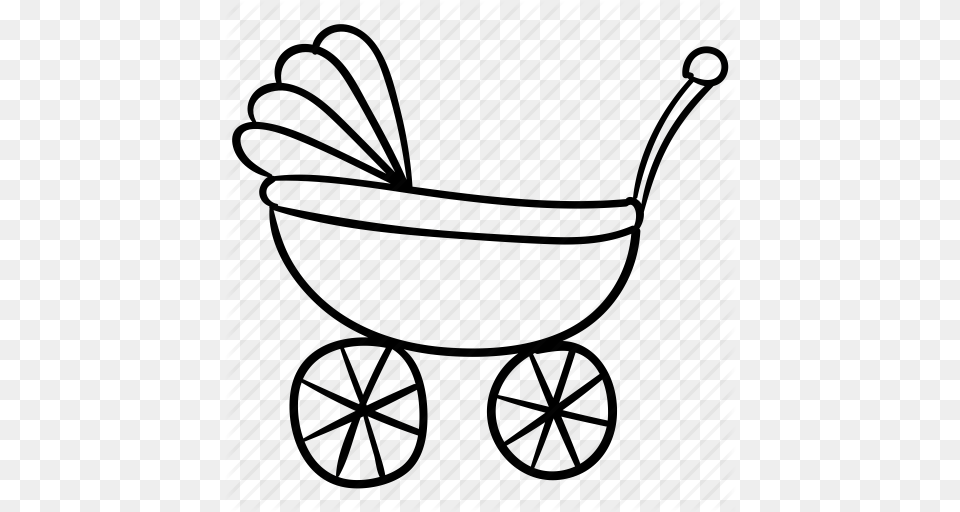 Baby Cart Pusher Walker Icon, Transportation, Vehicle Free Png Download