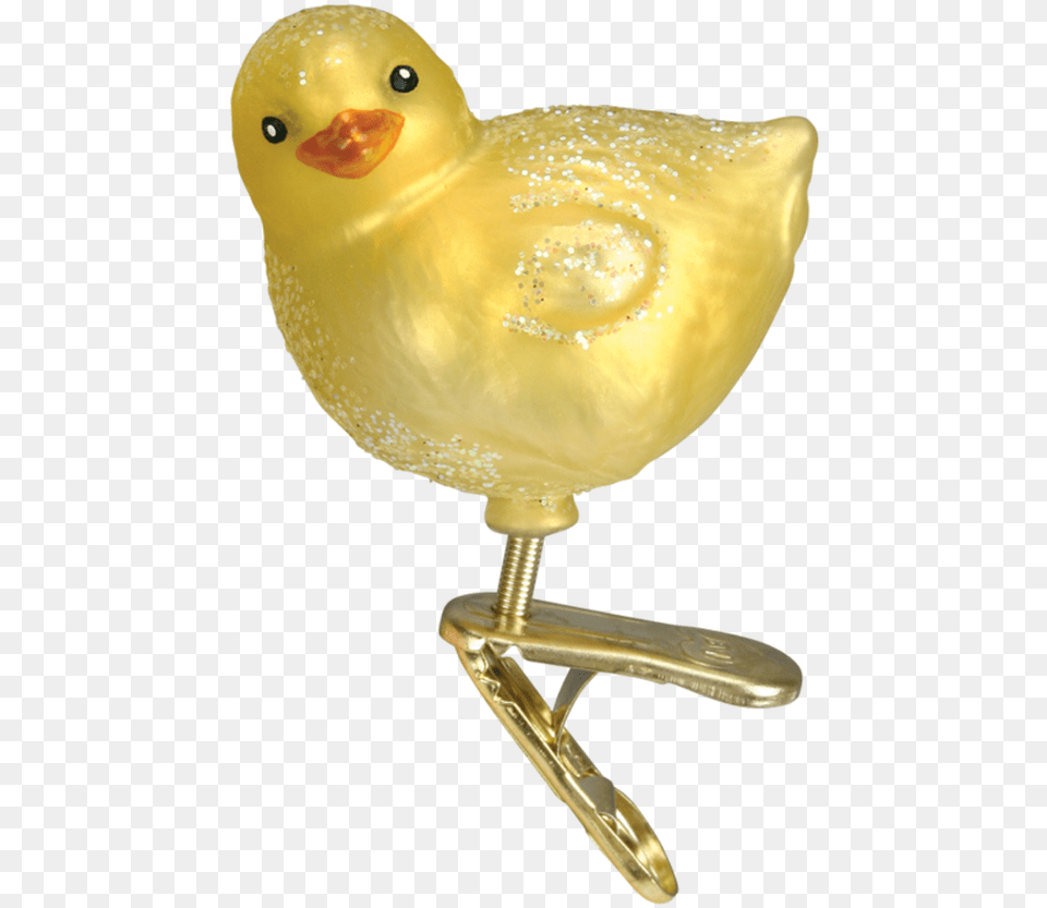 Baby Chick Glass Ornament Clip Bird Toy, Animal, Canary Free Png Download