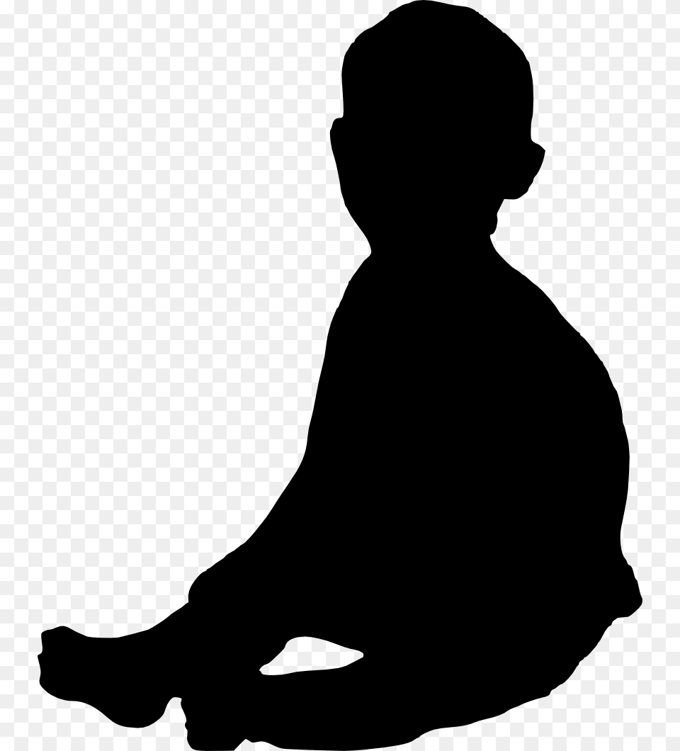 Baby Child, Silhouette, Adult, Kneeling, Male Png