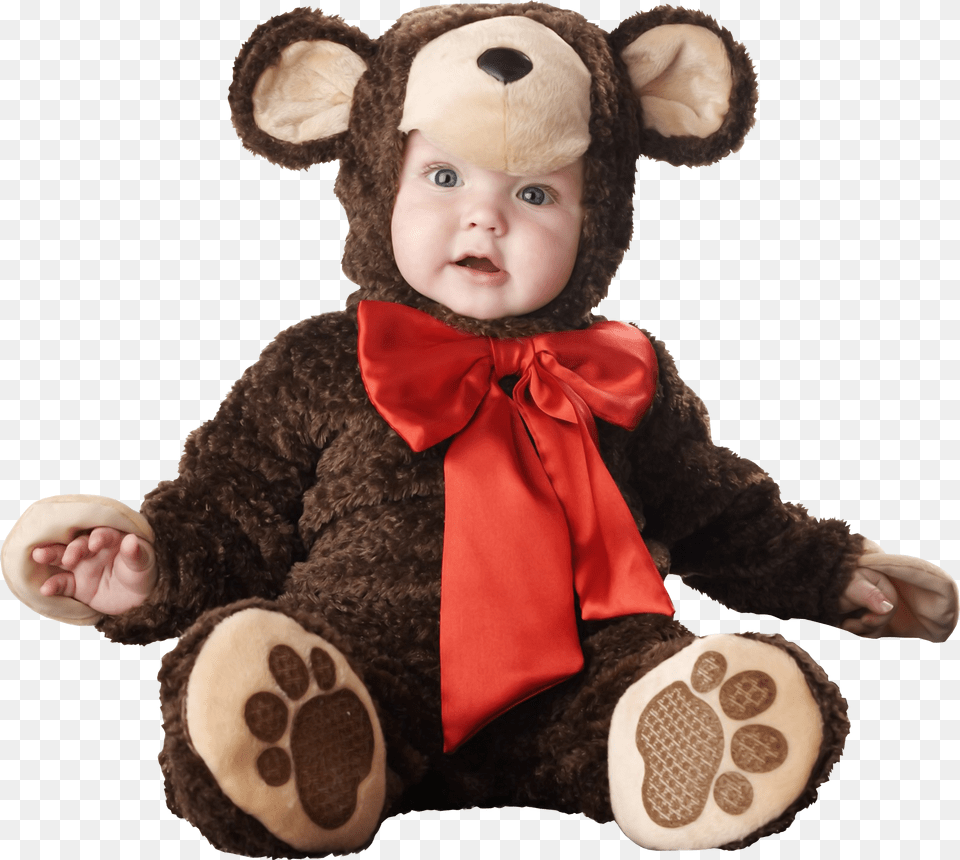 Baby Child Teddy Bear Dress Baby, Toy, Doll, Teddy Bear, Portrait Free Png Download