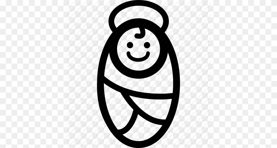 Baby Christ Christmas Holiday Jesus Icon, Spiral, Coil Free Png