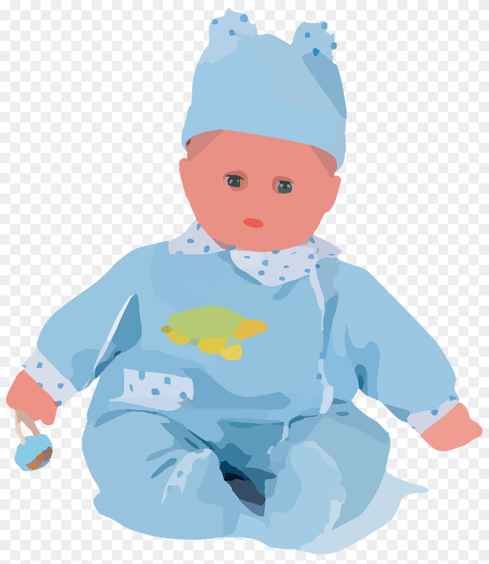 Baby Clipart, Person, Face, Head, Toy Free Png Download