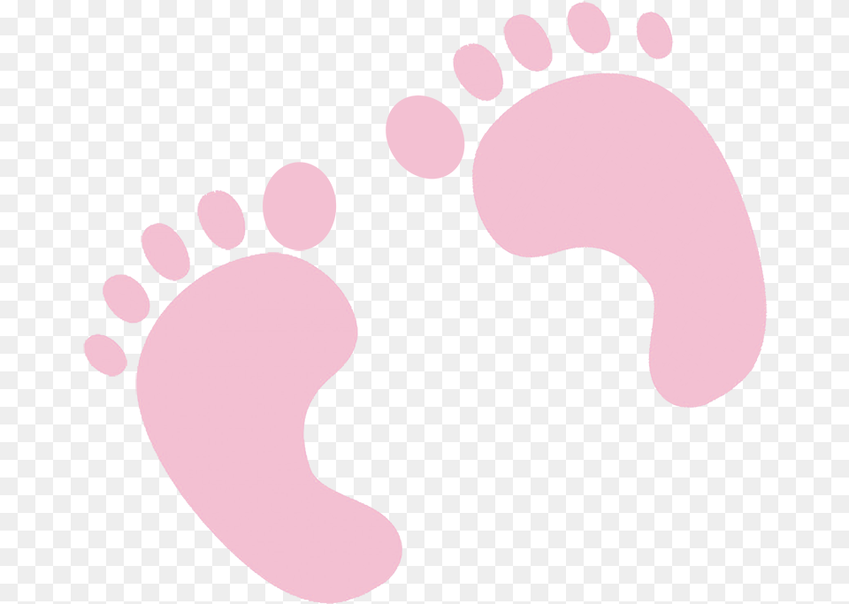 Baby Clipart Baby Footprints Pink, Footprint Free Transparent Png