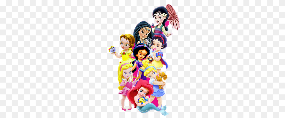 Baby Clipart Disney Princess, Publication, Comics, Book, Person Png Image