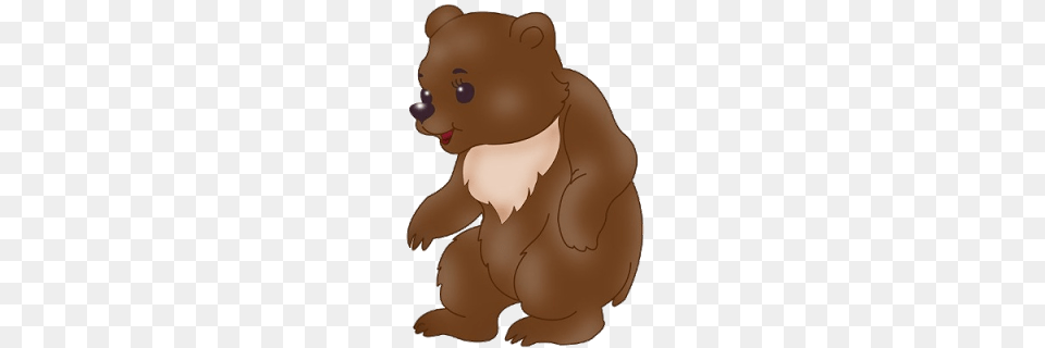 Baby Clipart Grizzly Bear, Animal, Wildlife, Mammal, Brown Bear Free Png Download