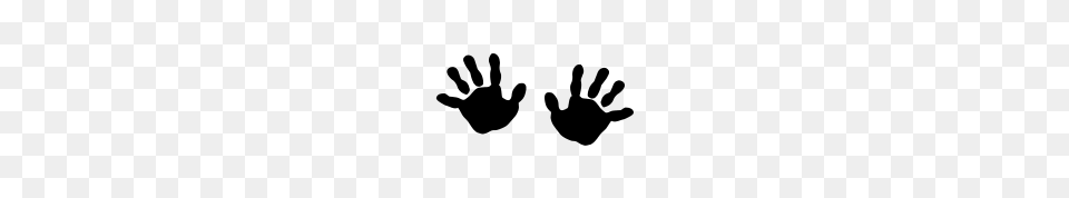 Baby Clipart Hands, Gray Png Image