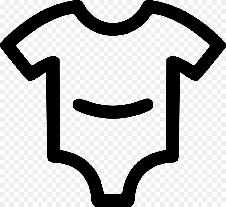 Baby Cloth Icon, Clothing, T-shirt, Stencil, Logo Png Image