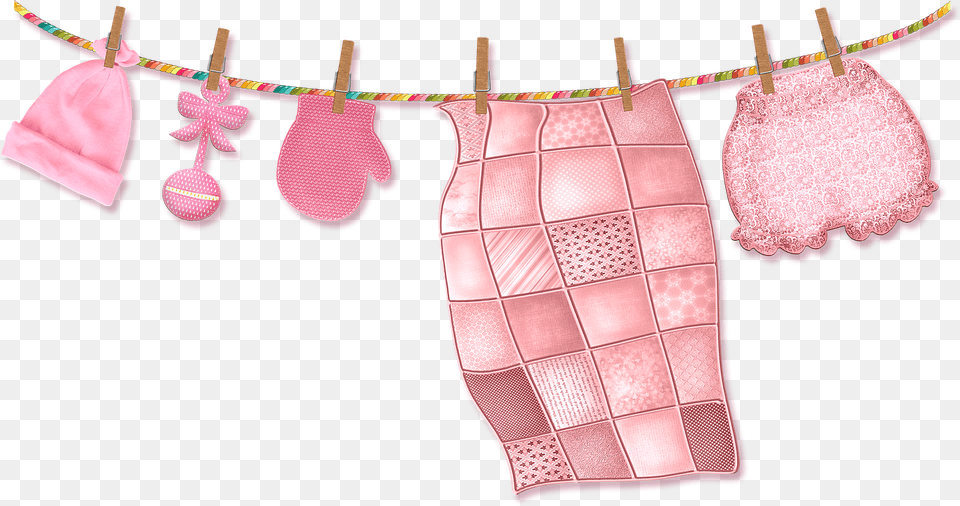 Baby Clothes Line Hanging Baby Clothes Drying Baby Clothing, Underwear, Lingerie, Glove Png