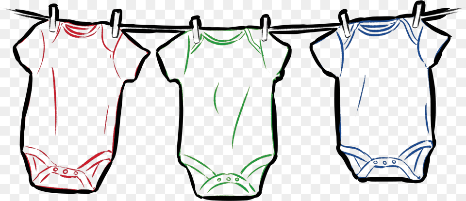 Baby Clothesline, Clothing, T-shirt, Long Sleeve, Shirt Free Png