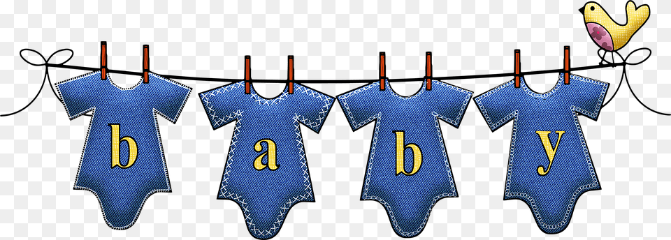 Baby Clothesline Onesies Baby Clothes Bird Kids Message, Symbol, Text, Number Free Png