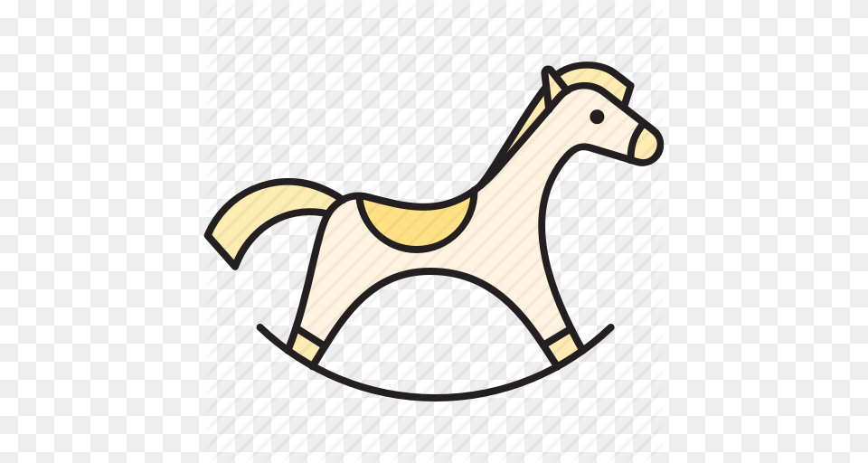Baby Cockhorse Horse Play Ponny Rocking Horse Toy Icon, Animal, Colt Horse, Mammal Png Image