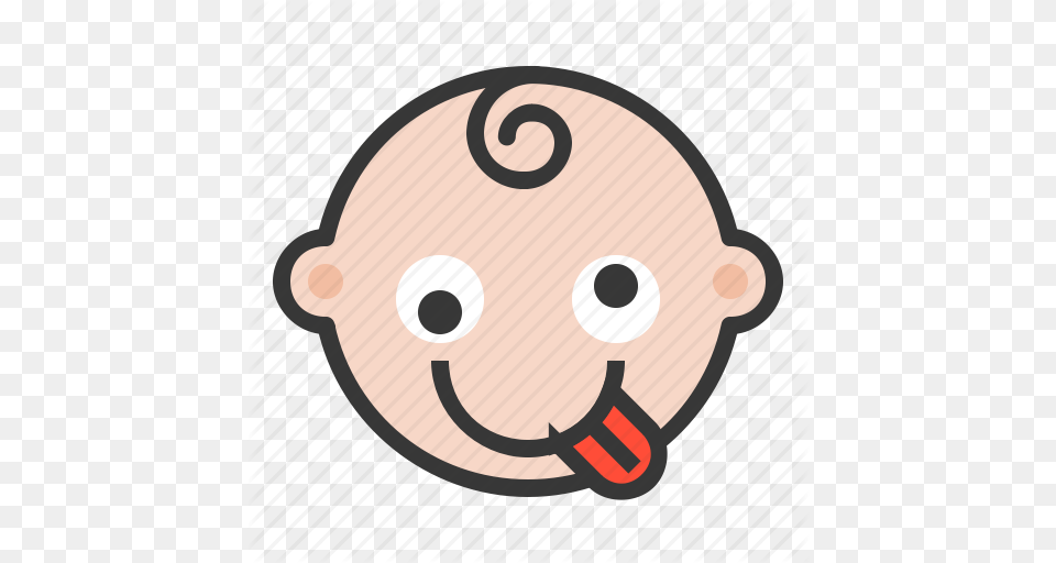 Baby Crazy Emoji Emoticon Expression Hyper Silly Icon, Person, Face, Head Png