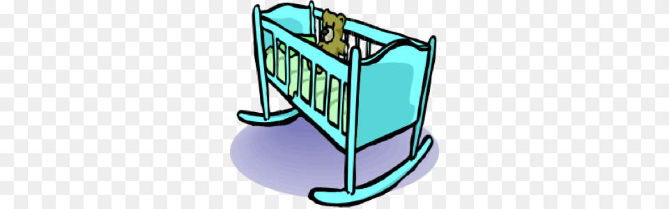 Baby Crib Clip Art, Furniture, Bed, Cradle, Infant Bed Png