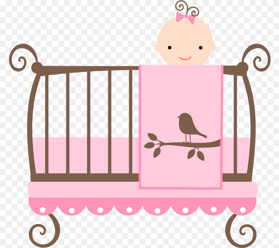 Baby Crib Clipart Baby Crib Clipart, Furniture, Infant Bed, Animal, Bird Free Png Download