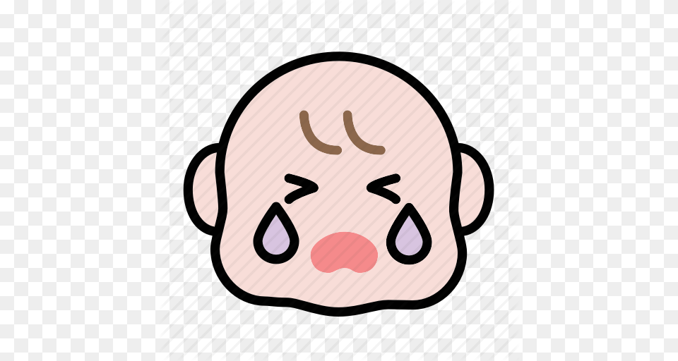 Baby Crying Emoji Human Face Icon, Head, Person Free Png