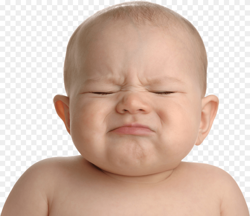Baby Crying Image With Transparent Background Constipated Child, Face, Frown, Head, Person Free Png