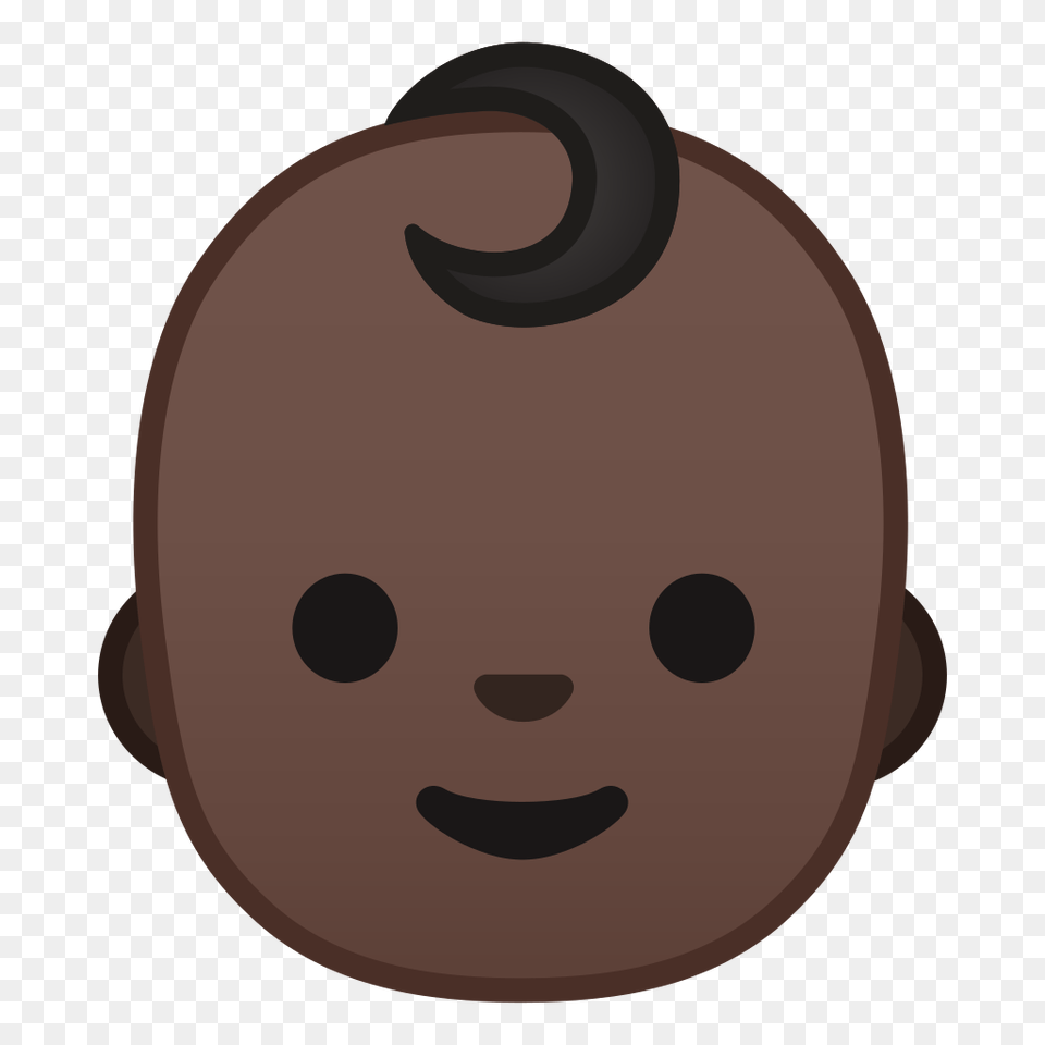 Baby Dark Skin Tone Icon Noto Emoji People Faces Iconset Google, Ball, Basketball, Basketball (ball), Sport Free Png Download