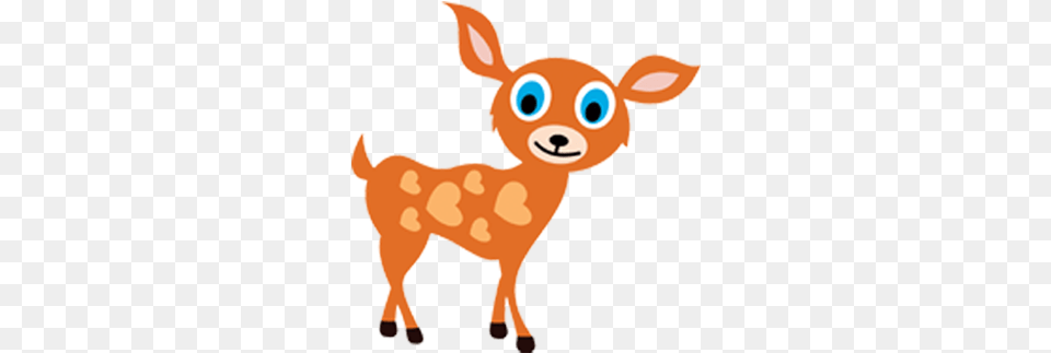 Baby Deer Vector Graphics, Animal, Mammal, Wildlife, Calf Free Png