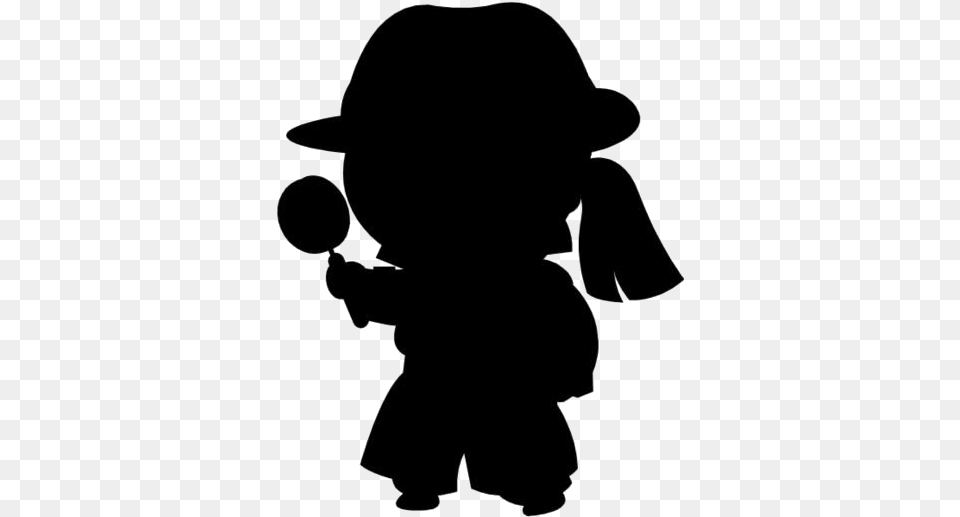 Baby Detective Full Hd Girl Spy Clipart, Silhouette, Person Png Image