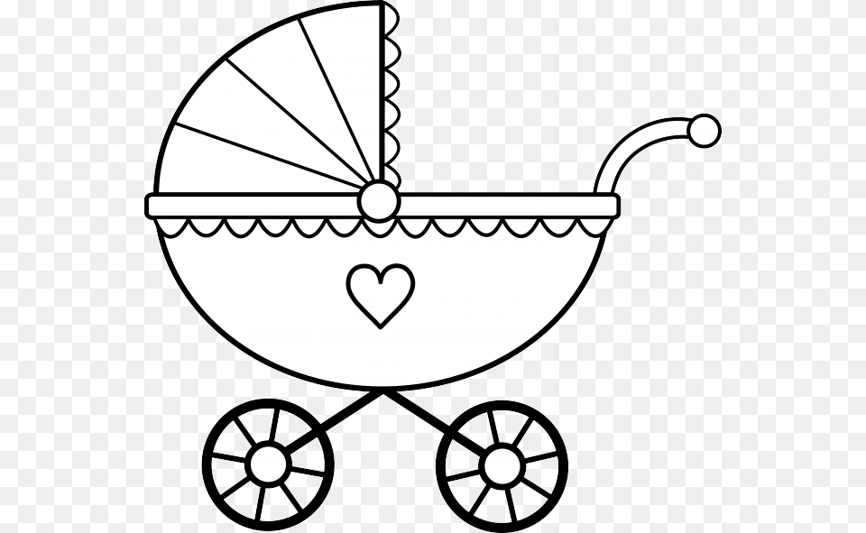 Baby Dinosaur Clipart Black And White, Wheel, Machine, Furniture, Tool Png Image